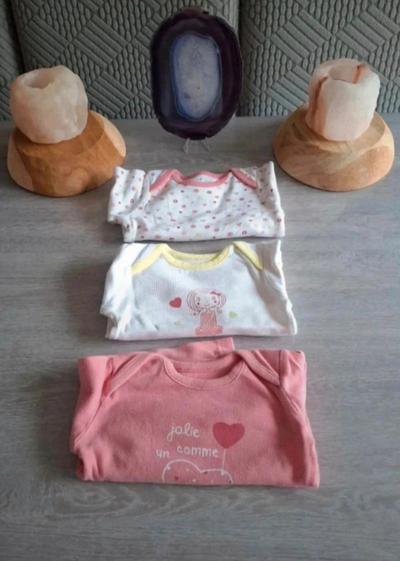 Bodies para meninas tamanho 12 meses - Muito bom estado – photo 2